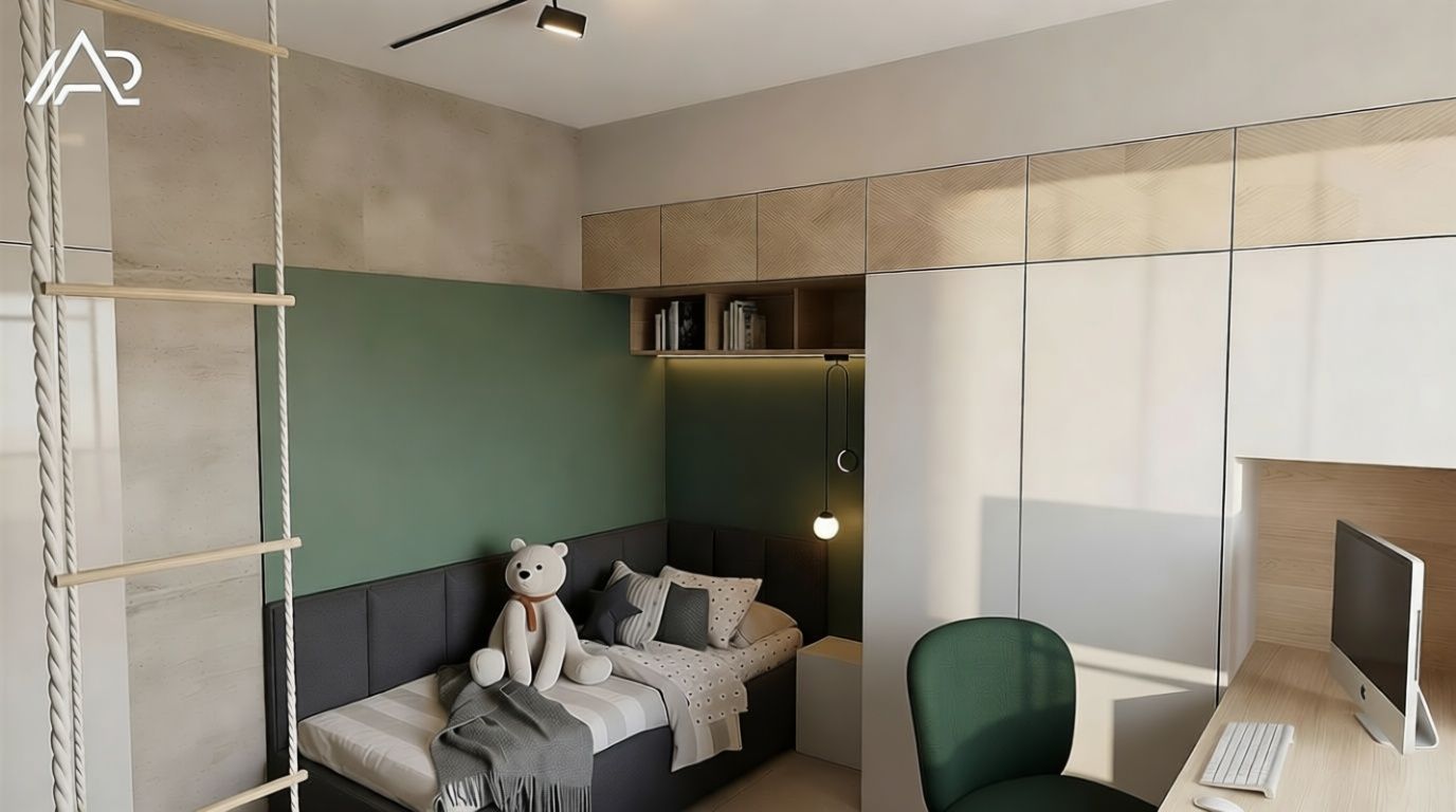 Projekt wnętrza pokoju dziecięcego